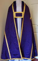 Purple High Mass Set of Roman Church Vestments